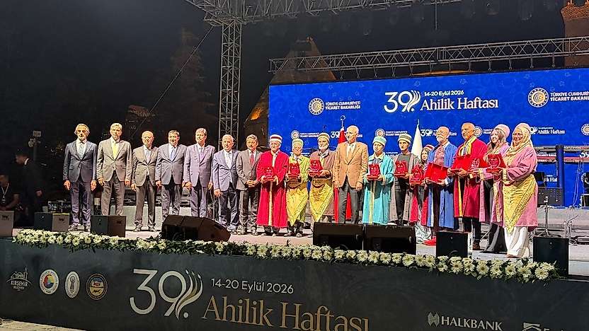 Konya'nın Ahilik gururu ödülünü aldı