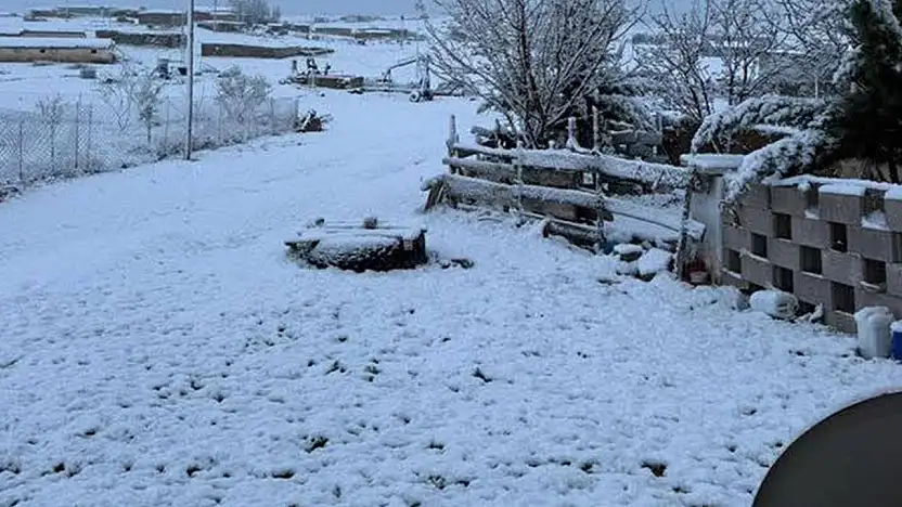 Konya'nın o ilçesinde bahar beklenirken kış yaşandı