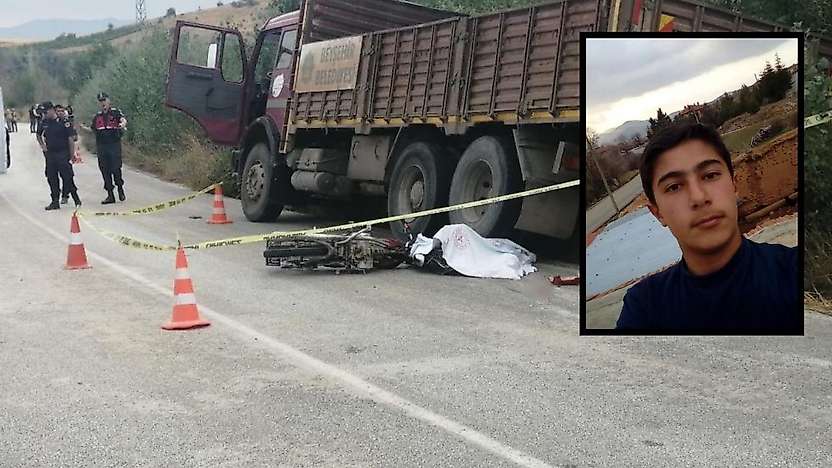 Konya plakalı kamyon kaza yaptı: 19 yaşındaki genç hayatını kaybetti