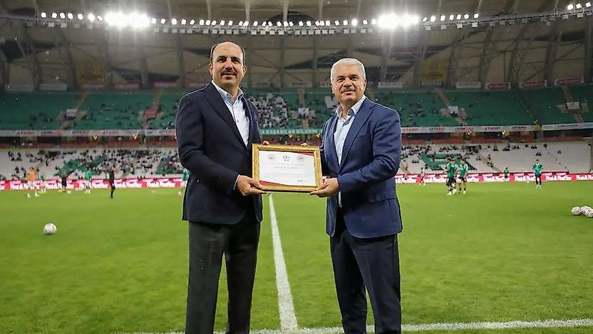 Konya Stadyumu'na 'Erişilebilirlik Belgesi'