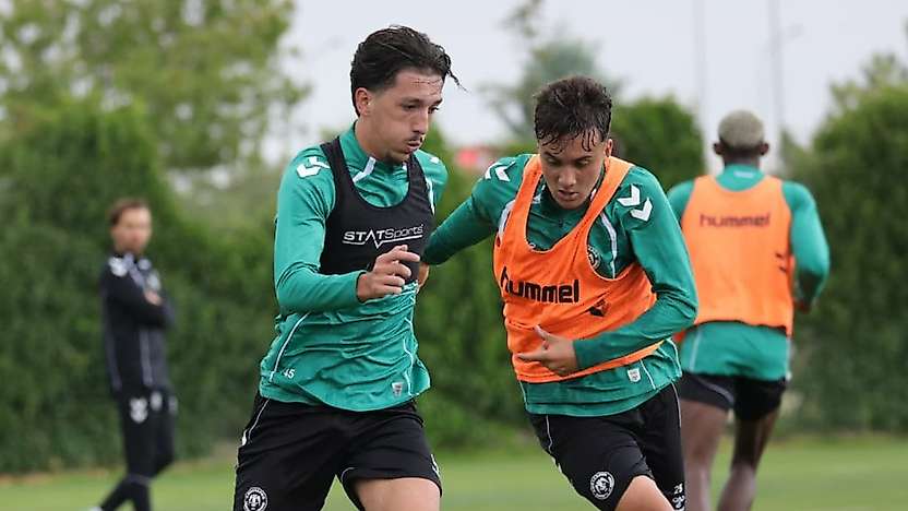 Konyaspor bugün çalıştı, yarın izinli