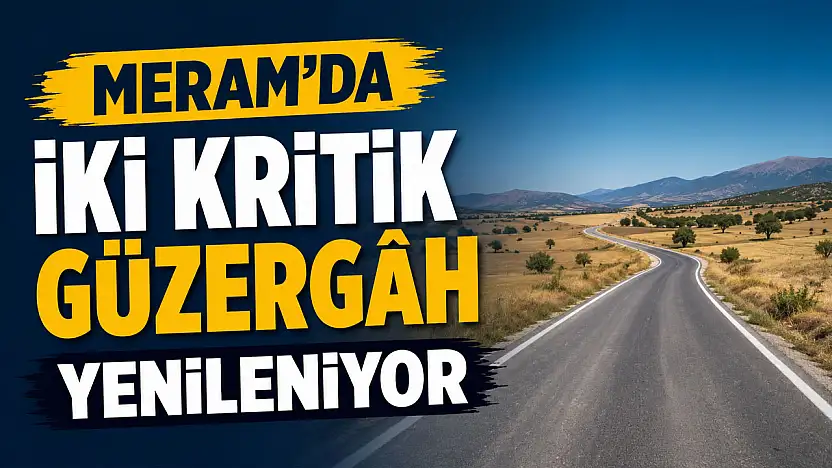 Meram'da iki kritik güzergah yenileniyor