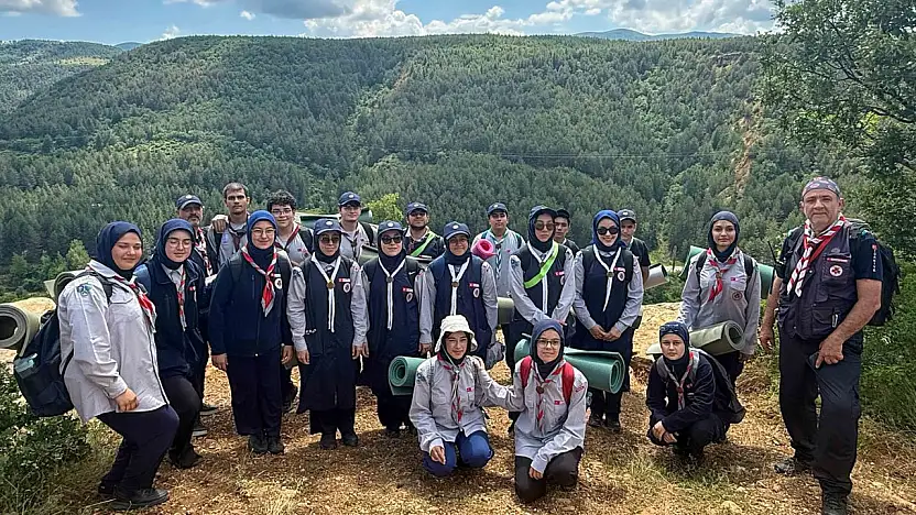 Meramlı izciler dünya kampı öncesi sahada