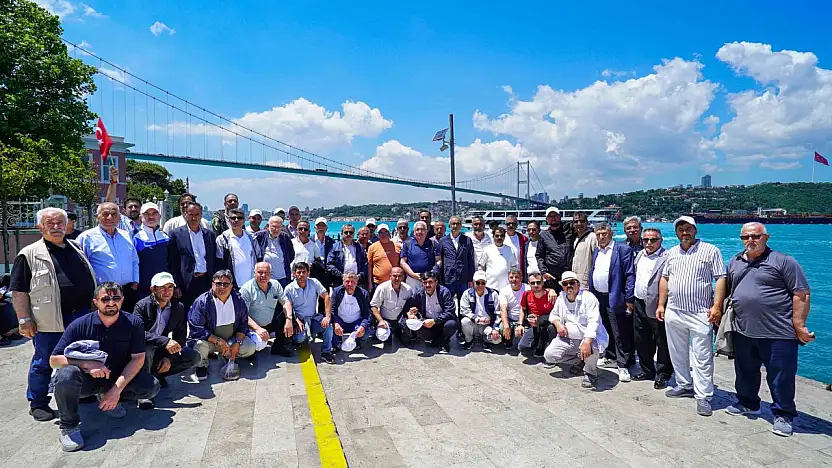 Meramlı muhtarlar İstanbul'a çıkarma yaptı