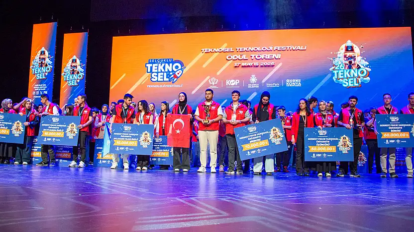 Selçuk Üniversitesi TEKNOSEL'de ödülleri topladı