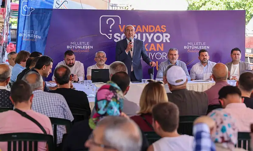 Başkan Kavuş vatandaşlarla buluştu, soruları tek tek yanıtladı