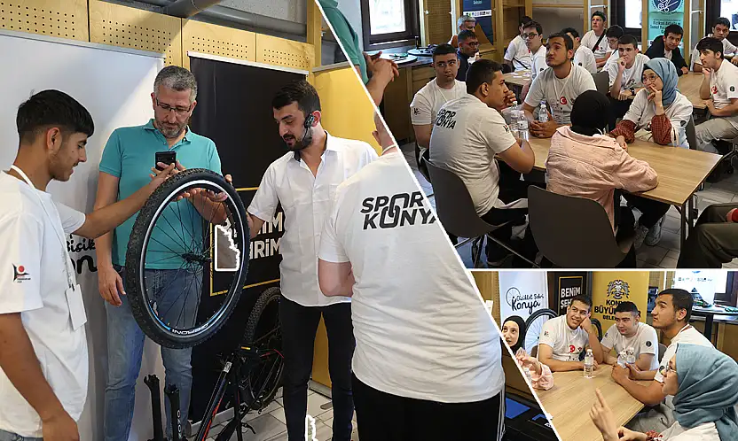 Bisikletin başkenti Konya'da özel öğrenciler Velespit Müzesi'ni keşfettiler