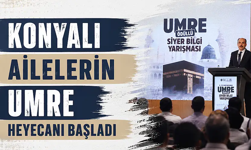 Büyükşehir'den anlamlı ödül: Konyalı ailelerin umre heyecanı başladı