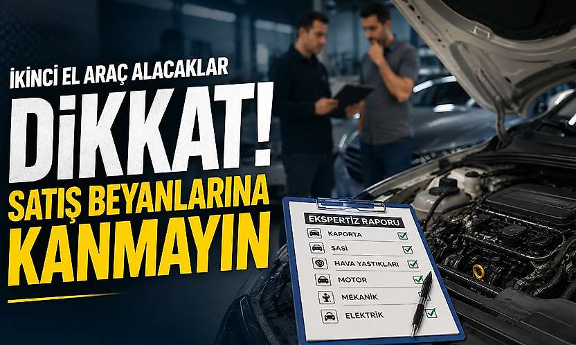 İkinci el araç alacaklar dikkat' Kazasız yalanına kanmayın