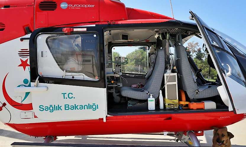 Kalp krizi geçiren hasta hava ambulansıyla Konya'ya ulaştırıldı