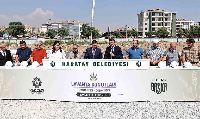 Karatay'da dev konut hamlesi, temelleri atıldı