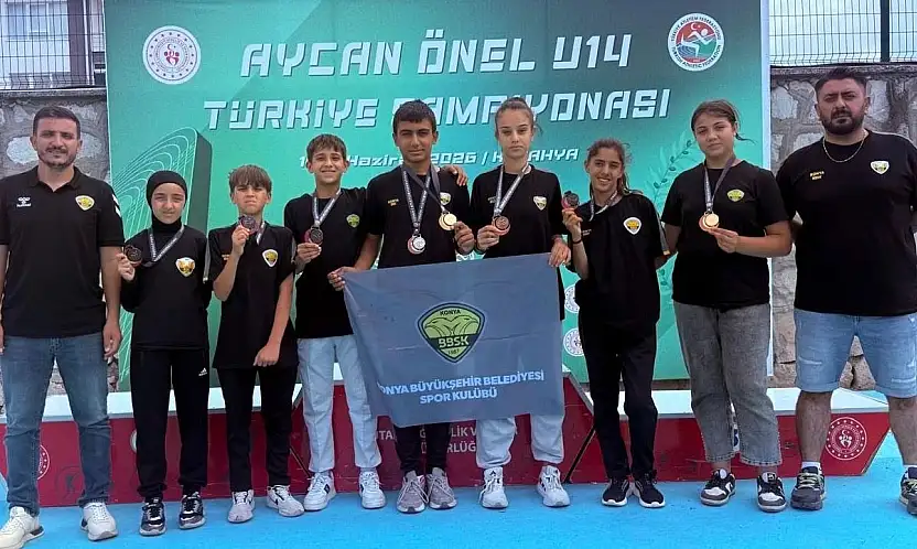 Konya Büyükşehir'den madalya yağmuru