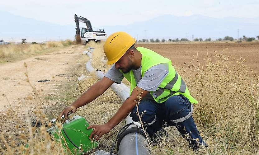 Konya'da 12 kilometrelik içme suyu hattı yenileniyor
