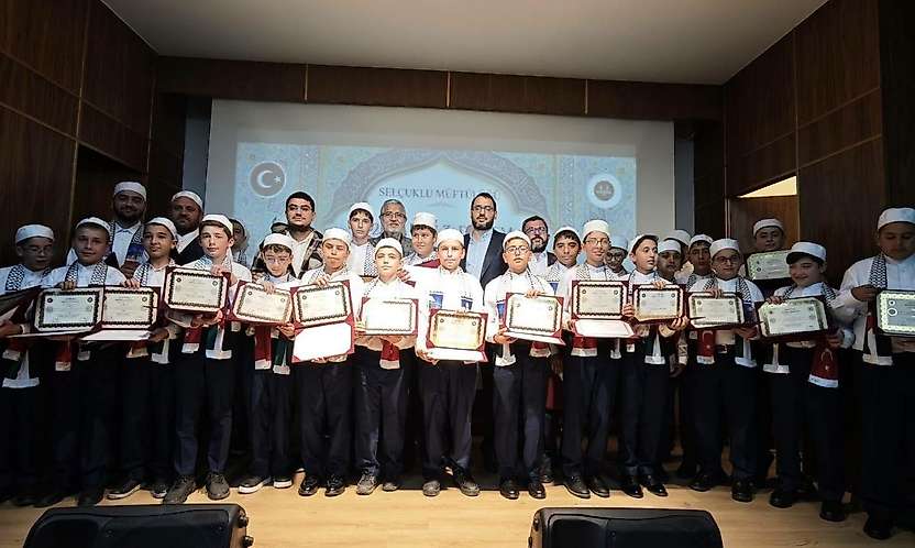 Konya'da 188 öğrenci hafızlık belgesine kavuştu