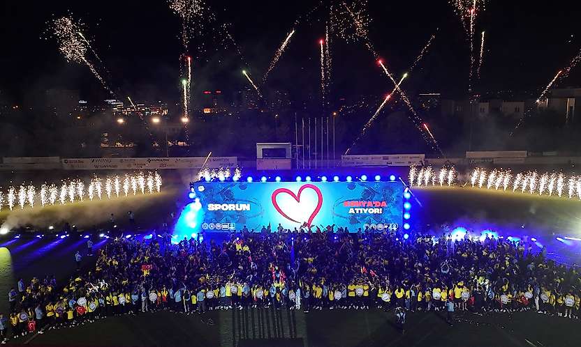 Konya'da 28 ilçeyi buluşturan olimpiyat heyecanı başladı