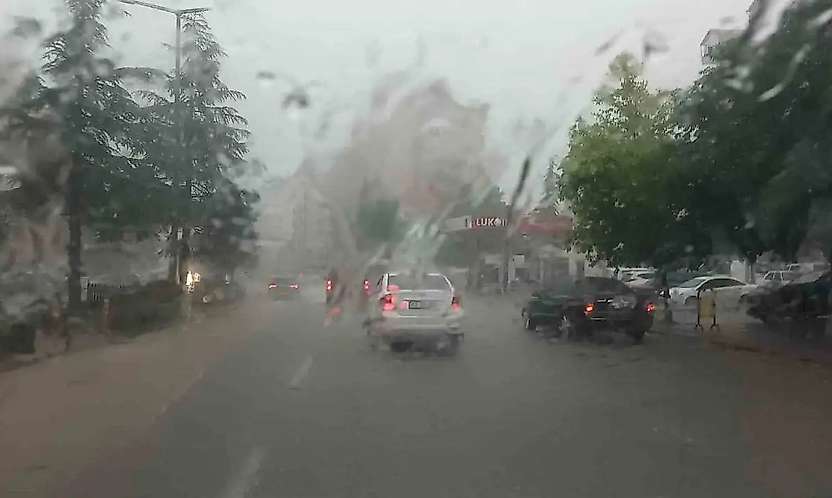 Konya'da 5 ilçeye kuvvetli yağış uyarı yapıldı