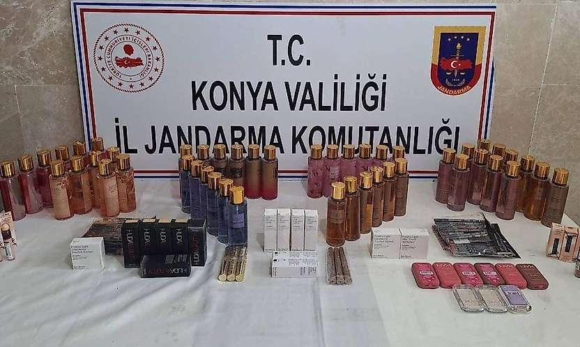 Konya'da 915 bin liralık kaçak ürün ele geçirildi