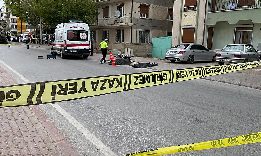 Konya'da acı kaza! Beton mikserinin çarptığı bisikletin sürücüsü öldü