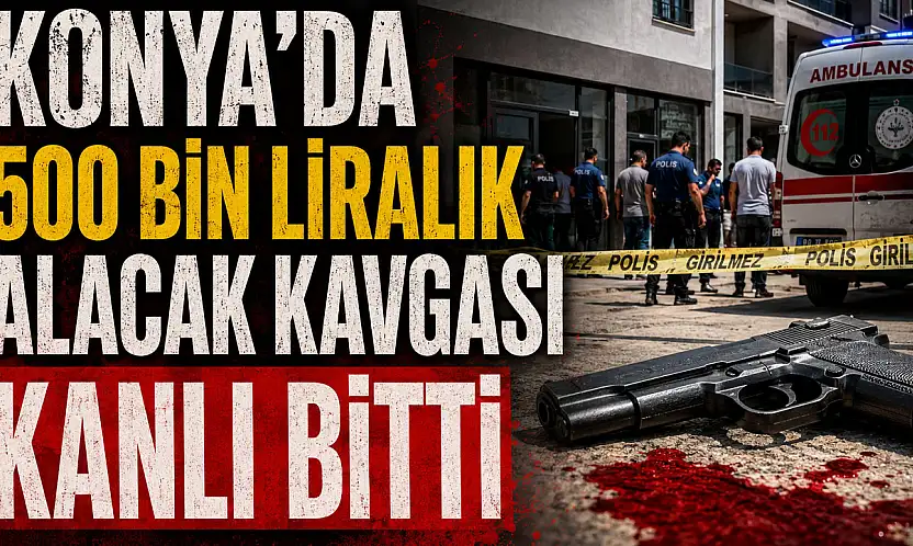 Konya'da alacak meselesi kan akıttı!