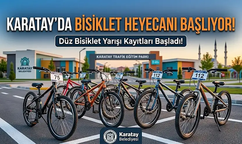 Konya'da bisikletseverler Karatay'da buluşacak