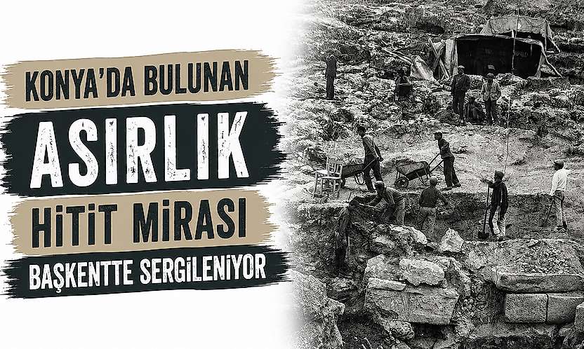 Konya'da bulunan asırlık Hitit mirası başkentte sergileniyor