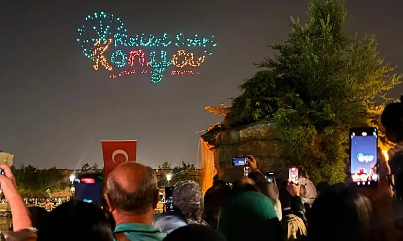 Konya'da çocukların festival keyfi sürüyor