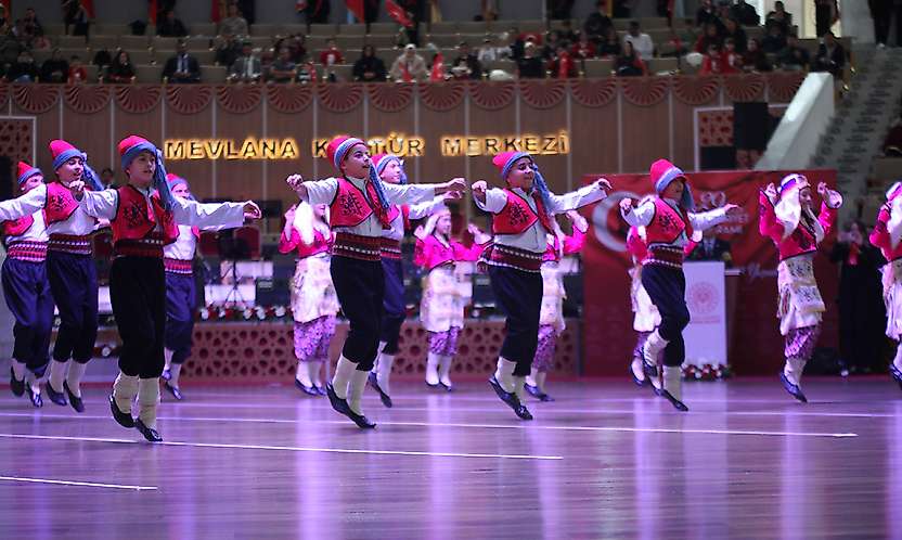 Konya'da Cumhuriyet Bayramı coşkusu