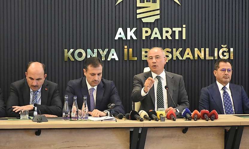 Konya'da Efkan Ala'dan dikkat çeken açıklamalar