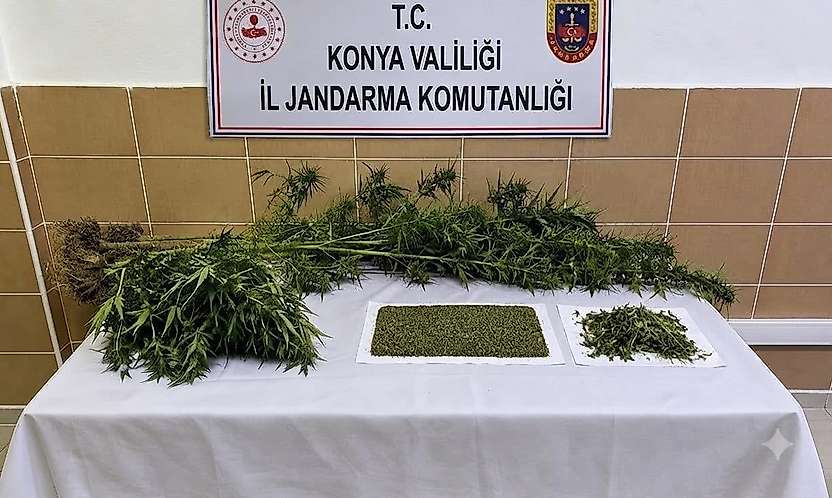 Konya'da eylül ayının uyuşturucu bilançosu belli oldu