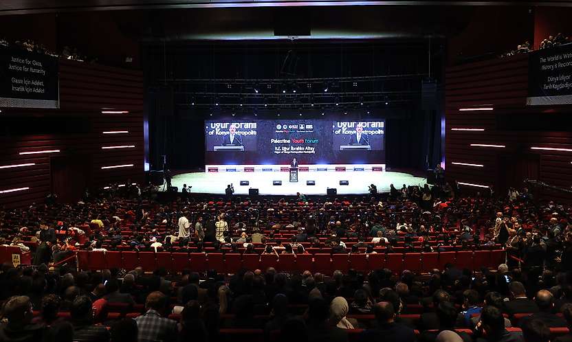 Konya'da Filistin Haftası kapsamında anlamlı buluşma
