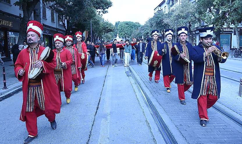 Konya'da gaziler için tek yürek oldular