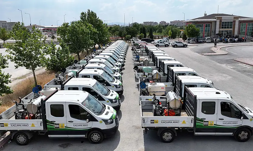 Konya'da haşereye savaş açıldı! 40 ekip sahada