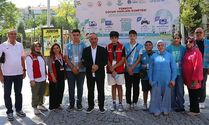 Konya'da İklim ve Çocuk Hakları etkinliğine yoğun ilgi