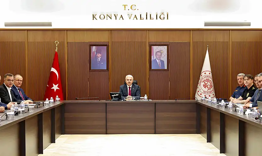 Konya'da İl Spor Güvenlik Kurulu Toplantısı gerçekleştirildi