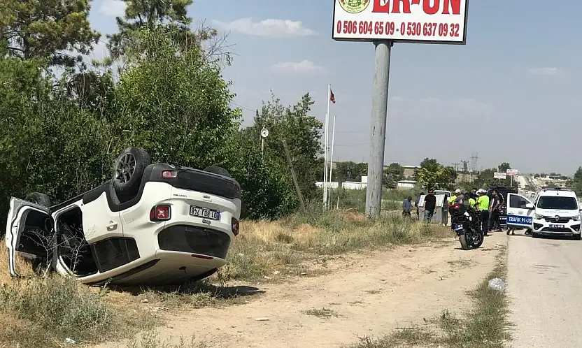 Konya'da ilginç kazada 8 yaralı
