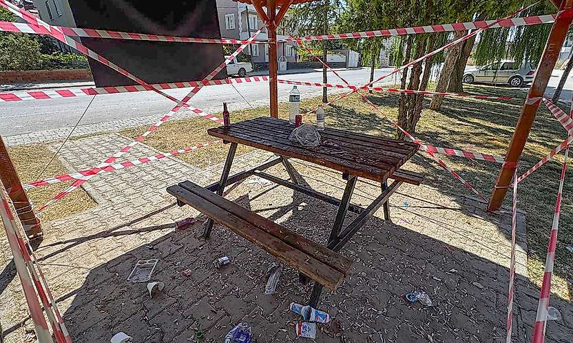 Konya'da kirletilen kameriyeye belediyeden sıra dışı çözüm!