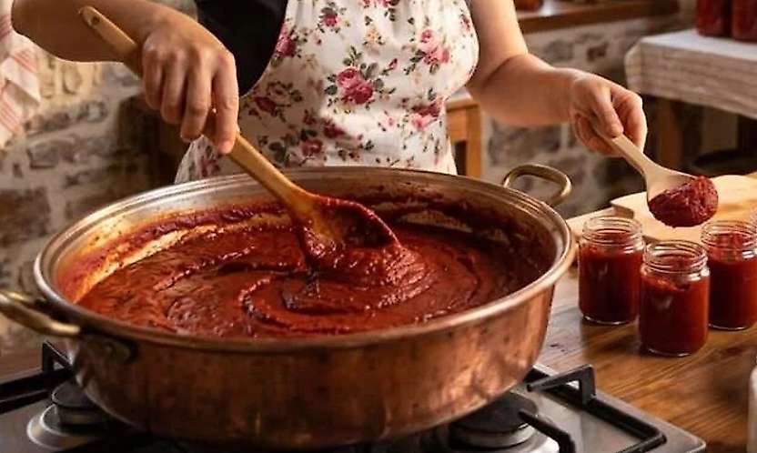 Konya'da kışlık salça mesaisi başladı, peki biberi nereden geliyor?