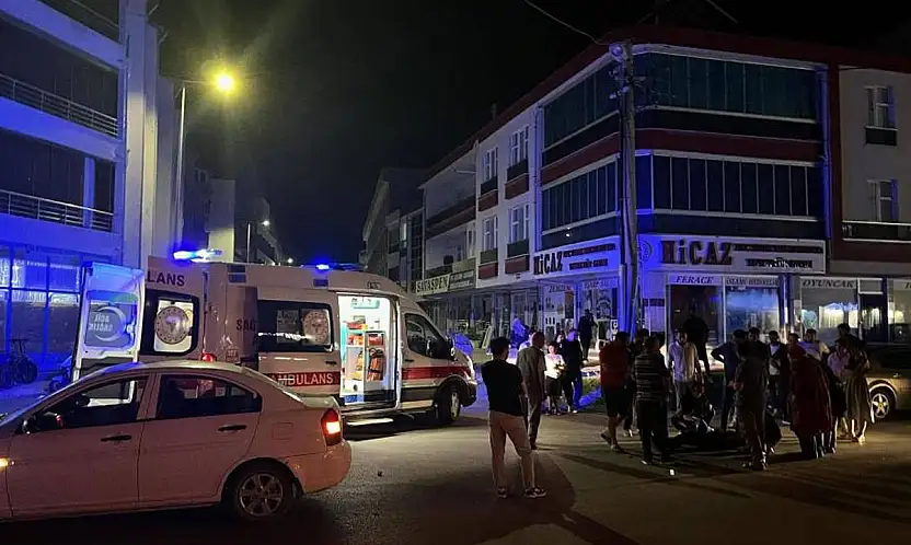 Konya'da motosiklet ile otomobil çarpıştı!