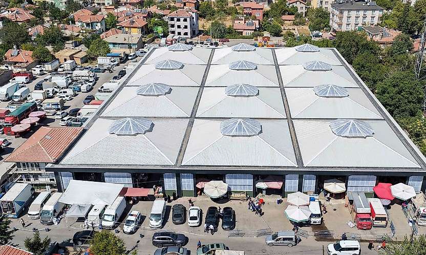 Konya'da o pazar baştan aşağı yenilendi!