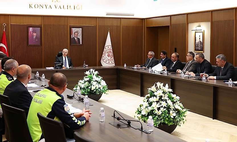 Konya'da öğrencilerin güvenliği için kritik toplantı