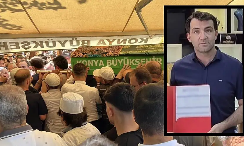 Konya'da öldürülen kuyumcu son yolculuğuna uğurlandı