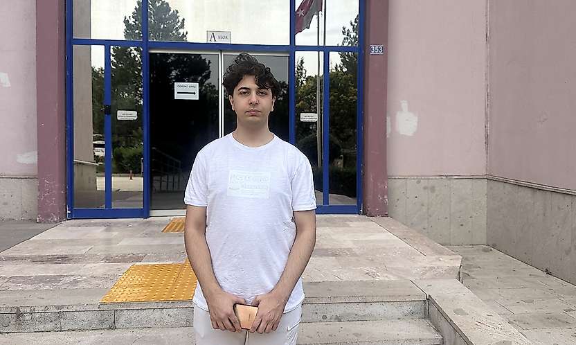 Konya'da otizmli gençten örnek çalışma