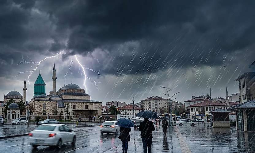 Konya'da şemsiyeler hazır olsun! Yağışlı günler geliyor