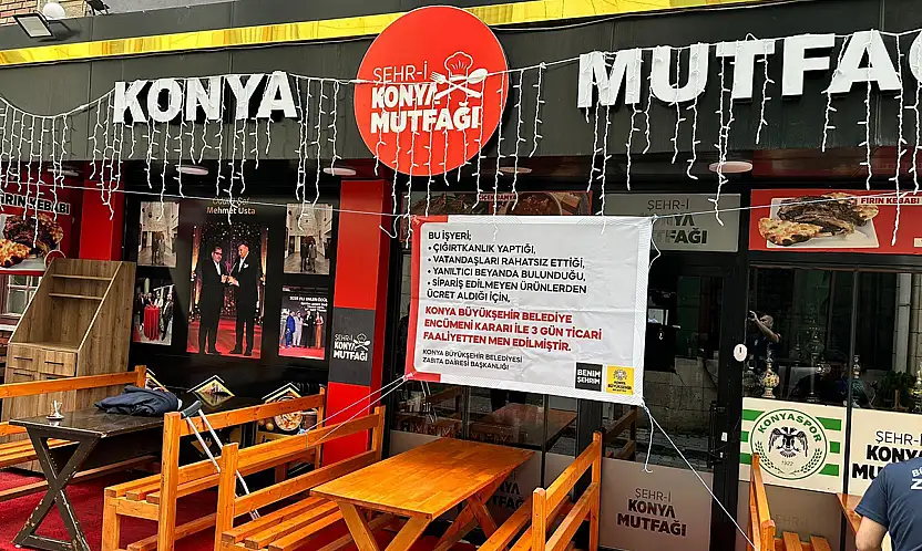 Konya'da vatandaşı aldatan o işletme mühürlendi!