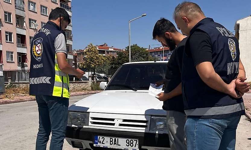 Konya'da yaptığı drift pahalıya mal oldu