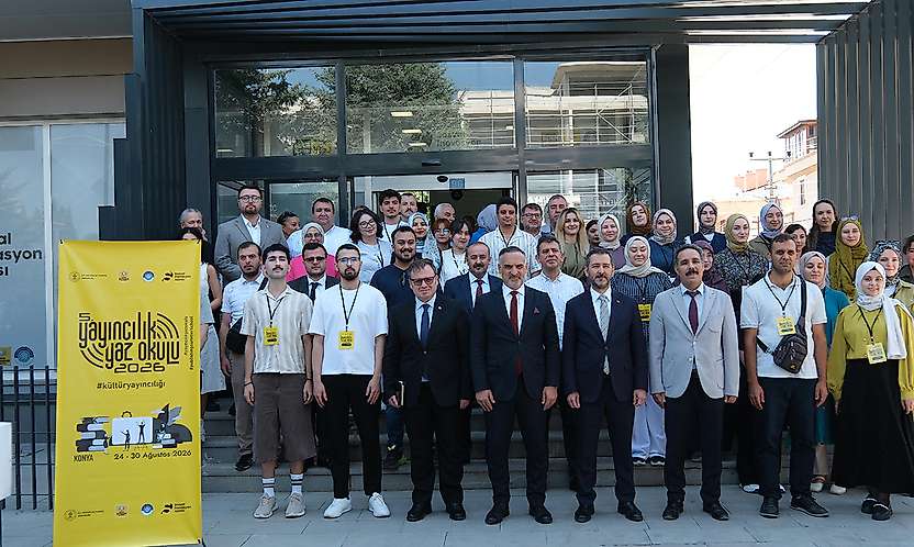 Konya'da yayıncılık maratonu: Uzmanlardan ders aldılar