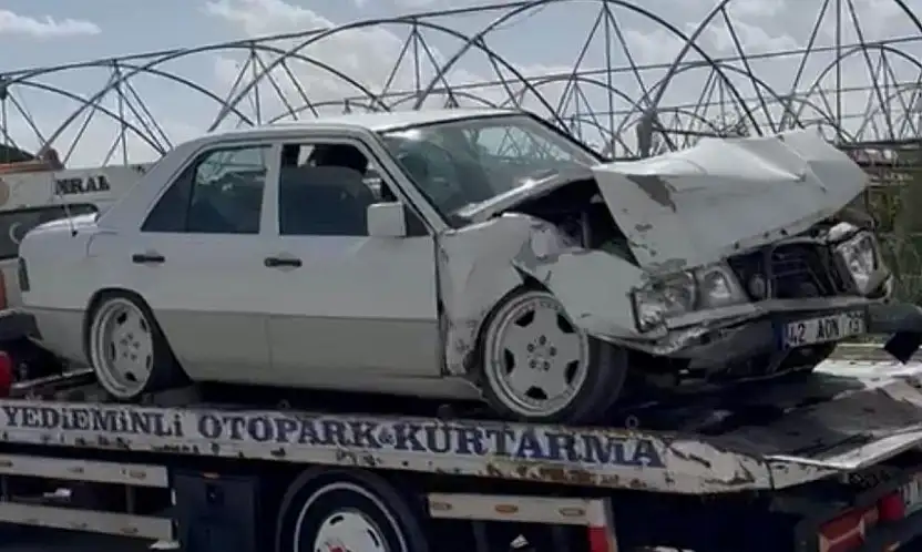 Konya'da yürekleri ağza getiren kaza!