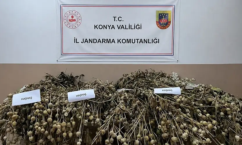 Konya'da zehir tacirlerine geçit yok! Jandarmadan uyuşturucu operasyonu