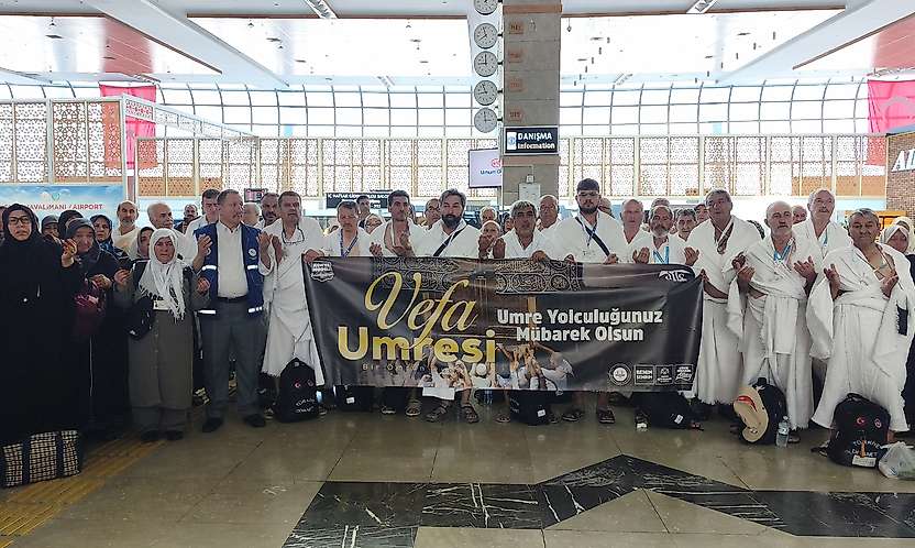 Konya'daki ilk kafile kutsal topraklara uğurlandı