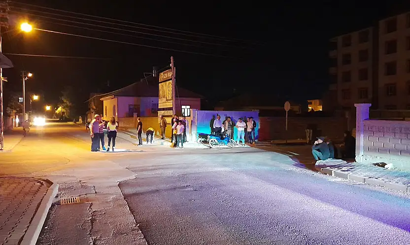 Konya'daki motosiklet kazası yürekleri ağza getirdi